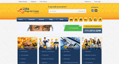 Desktop Screenshot of listamogidascruzes.com.br